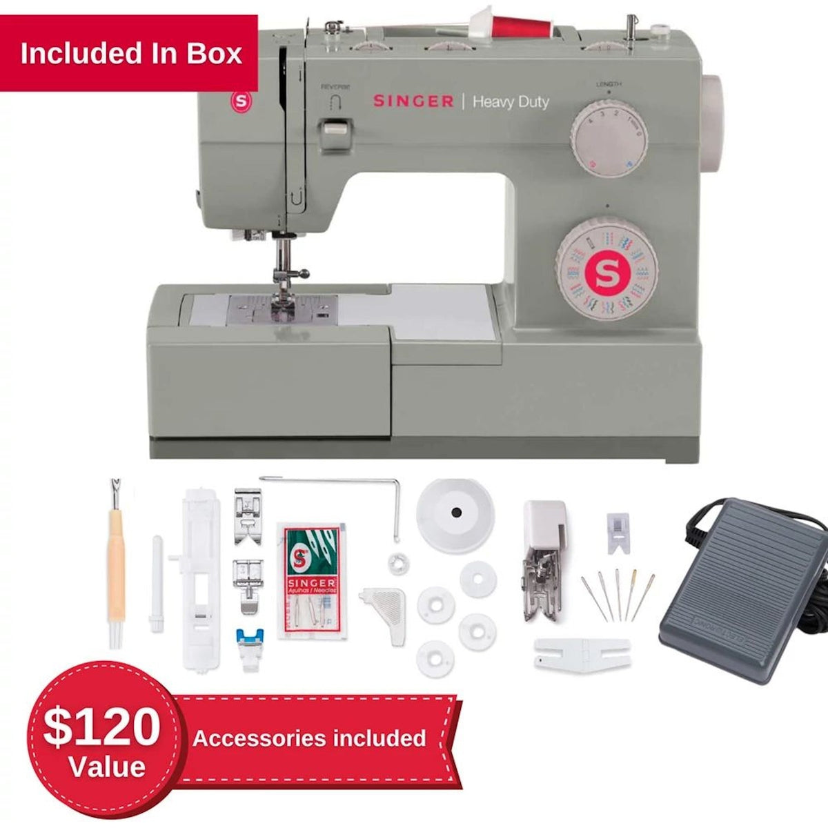 SINGER Heavy Duty 4452 Sewing Machine - official product image 3