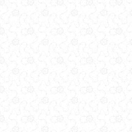 Calico Floral White Benartex