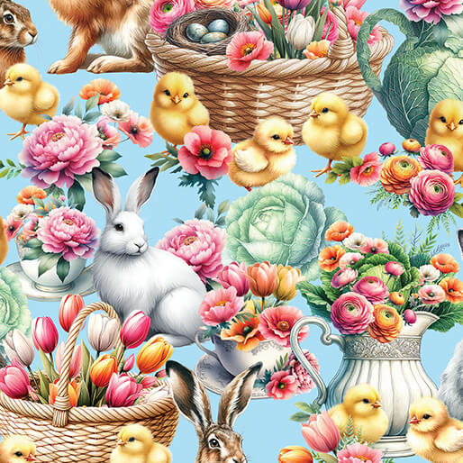 Garden Party Sky Blue