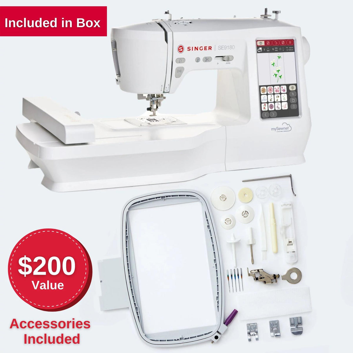 SINGER Refurbished SE9180 Sewing & Embroidery Machine - official product image 3