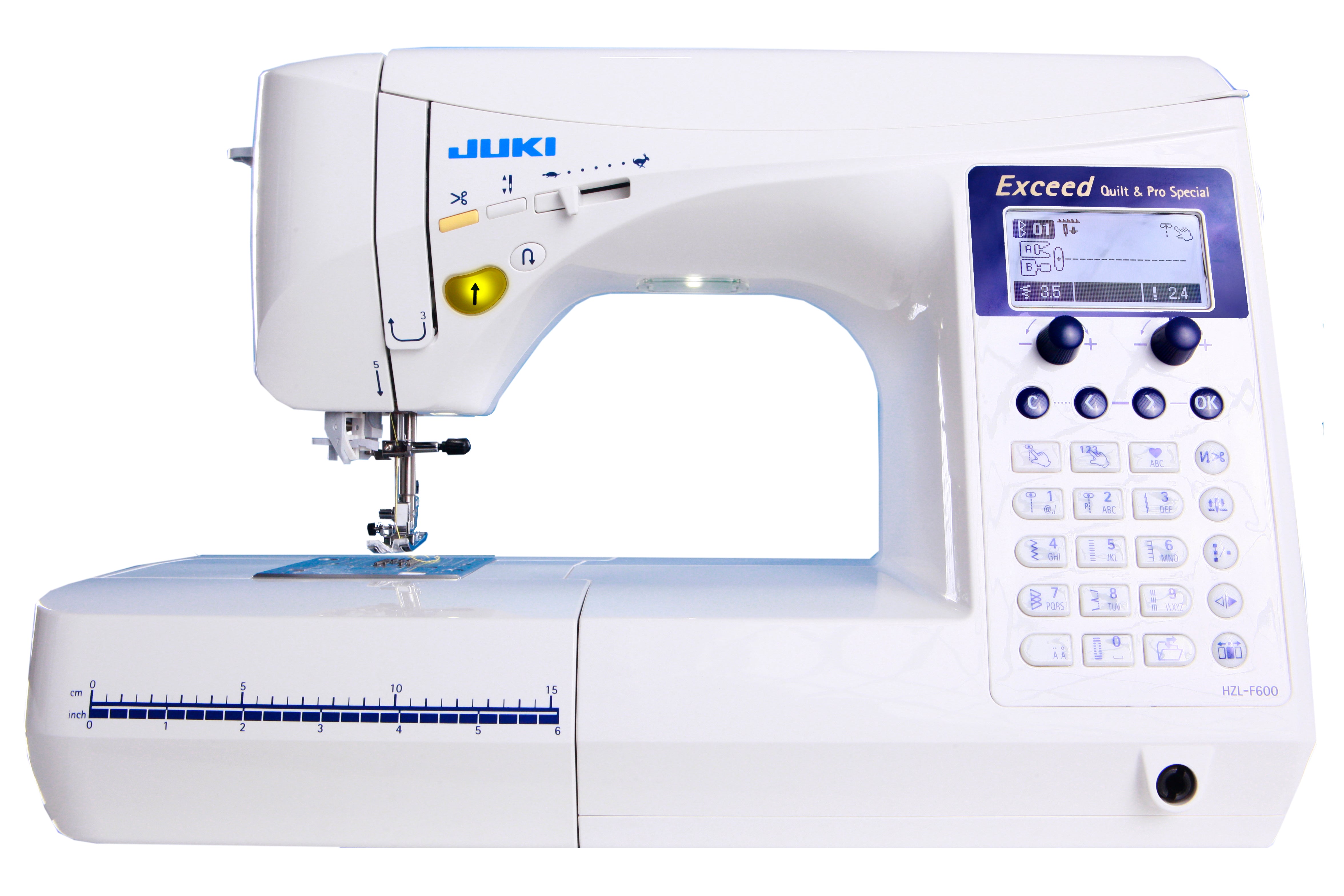 Juki HZL-F600 Exceed Computerized Sewing and Quilting Machine