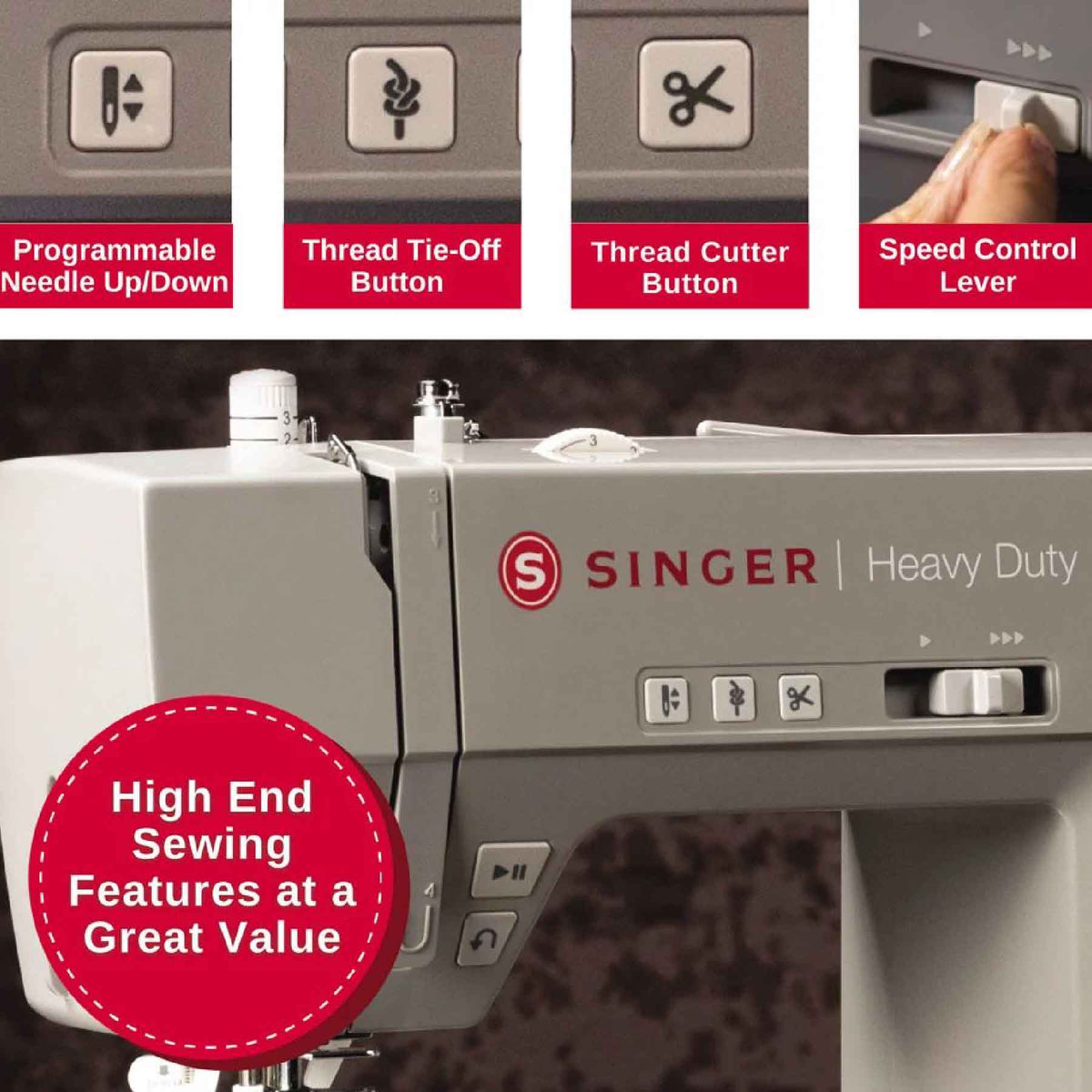 SINGER Heavy Duty 6800C Sewing Machine - official product image 6