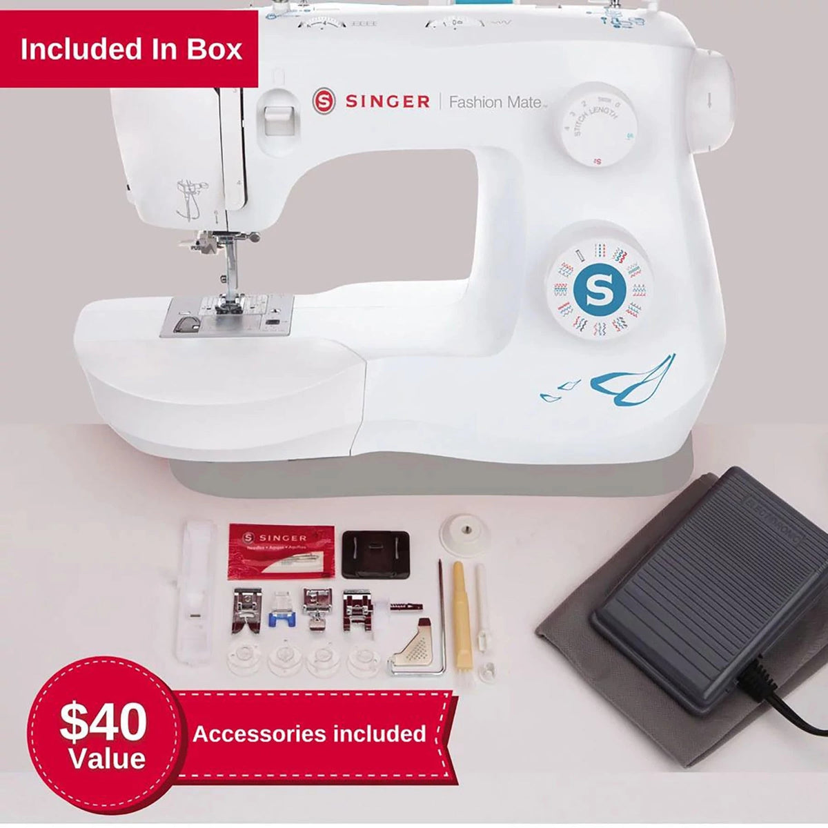 SINGER Fashion Mate 3342 Sewing Machine - official product image 3