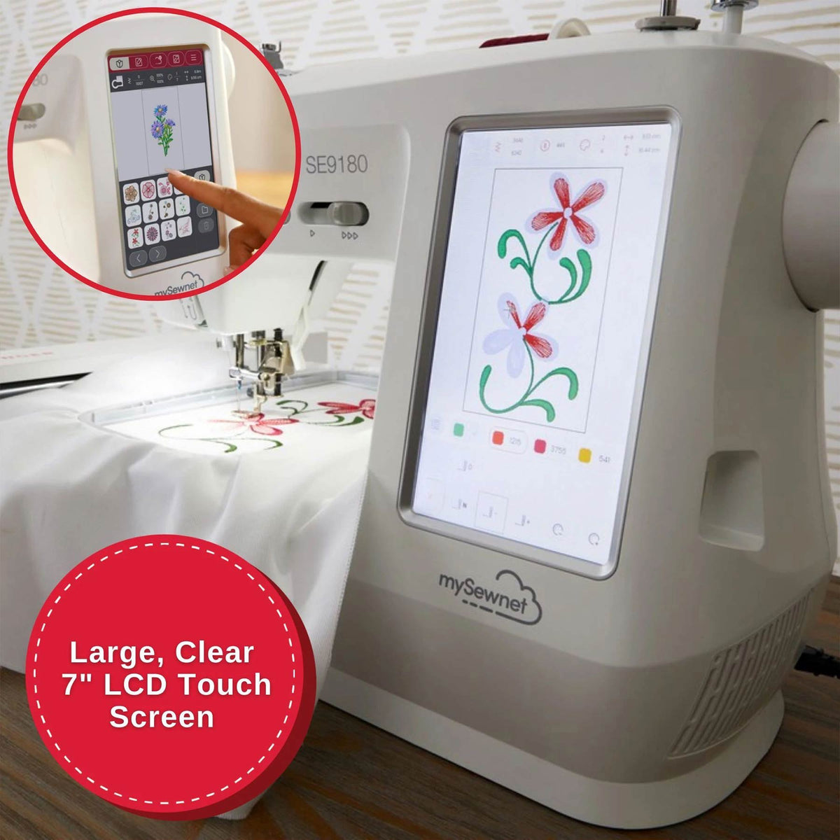 SINGER Refurbished SE9180 Sewing & Embroidery Machine - official product image 5