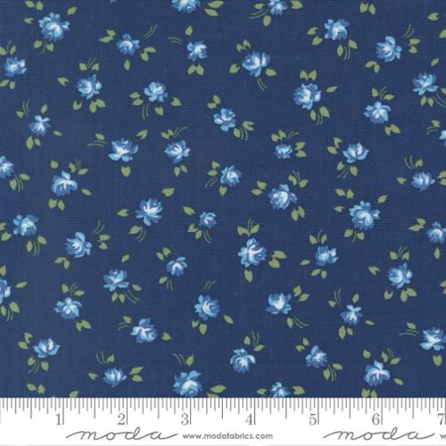 Moda Blueprint White Navy 55330 26 Moda #1