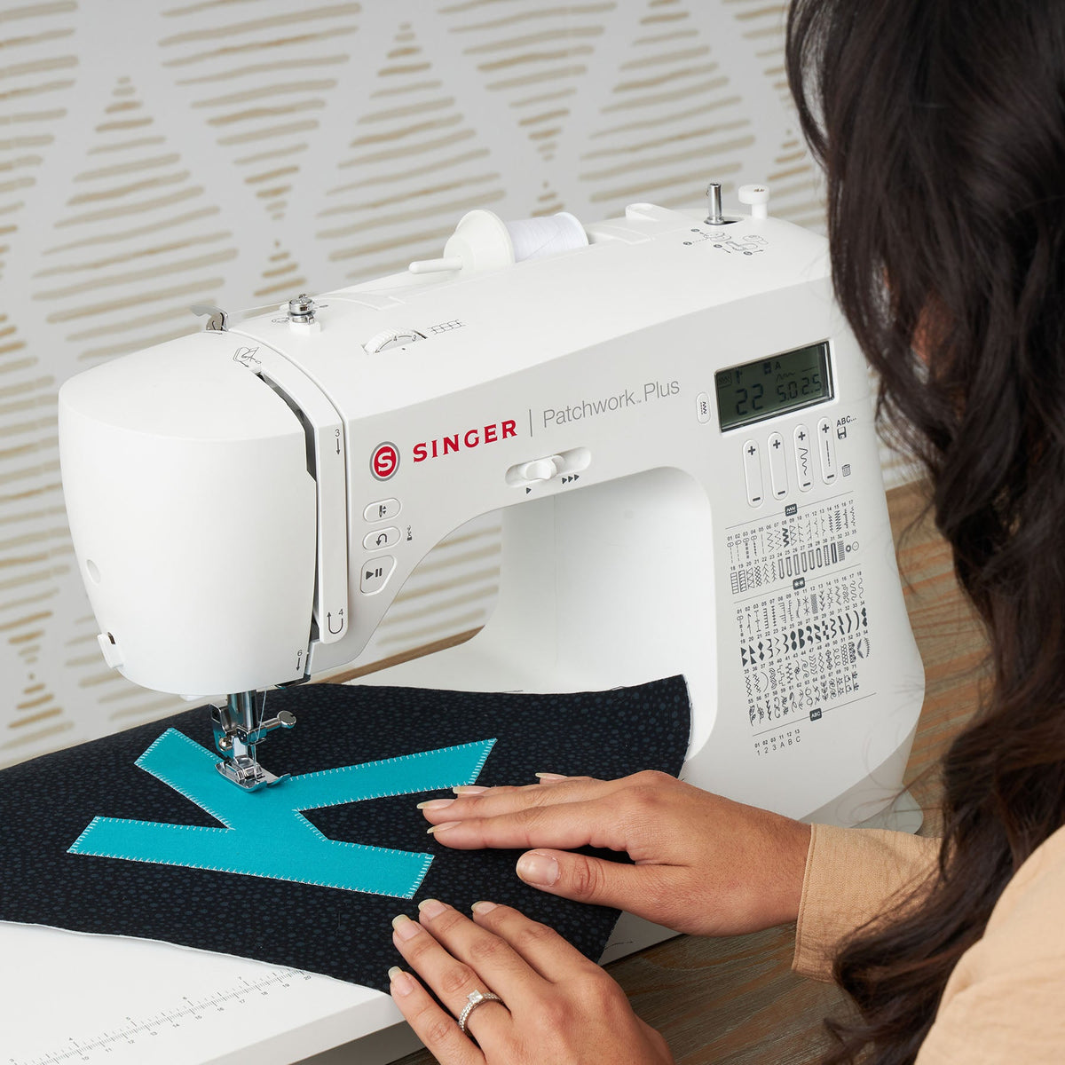 SINGER C5980Q Patchwork Plus Sewing & Quilting Machine with Extension Table - official product image 2