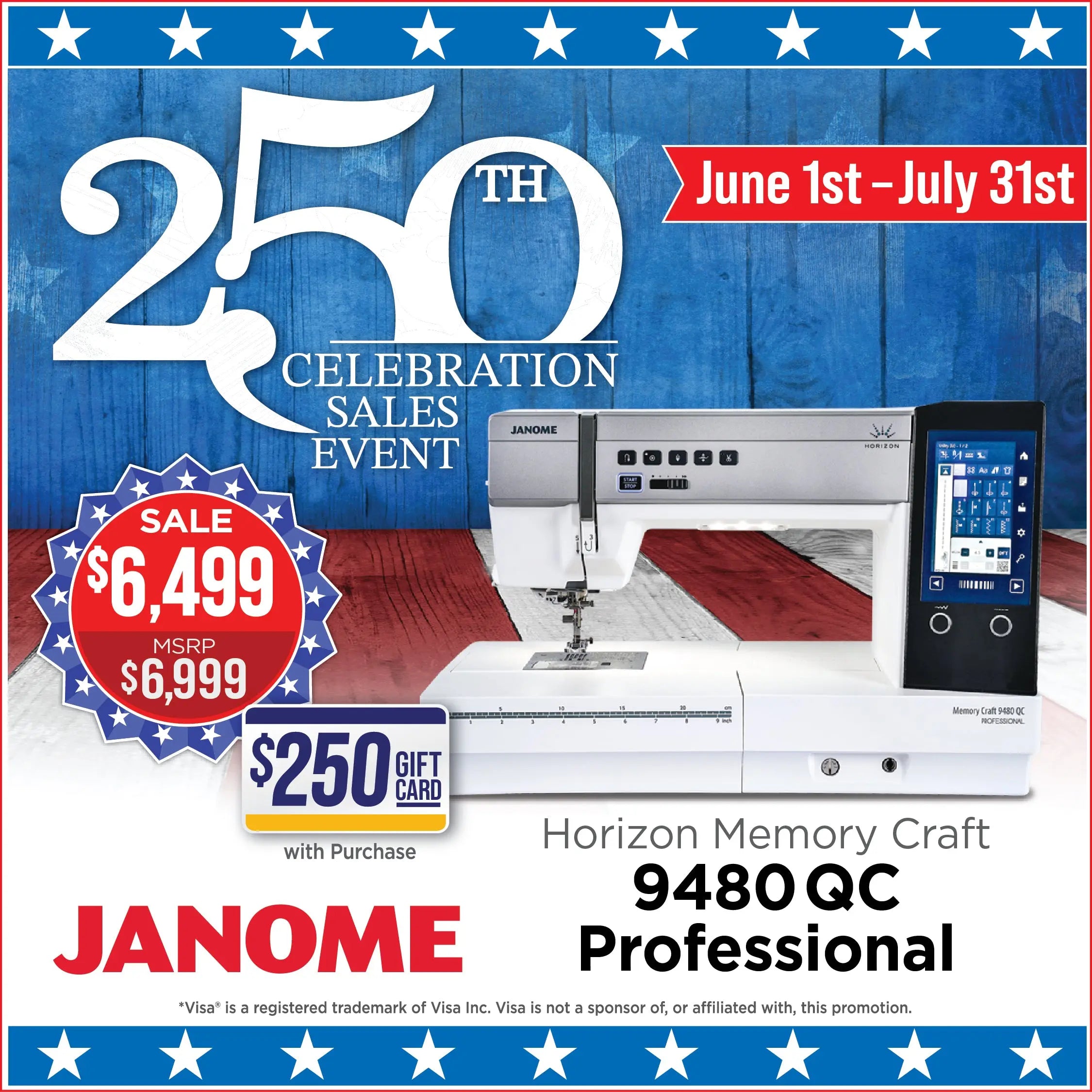 Janome Horizon MemoryCraft 9480QCP