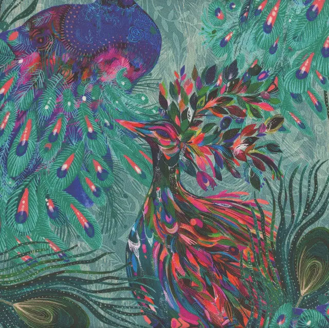 Affinity Peacock Teal Benartex