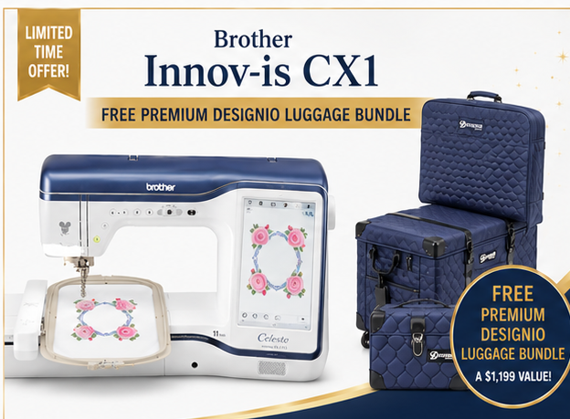 Brother CX1 | Computerized Sewing and Quilting Machine