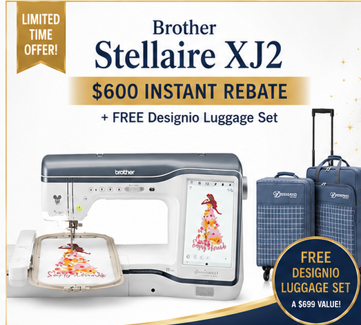 Brother Stellaire2 Innov-ís XJ2 Sewing and Embroidery Machine