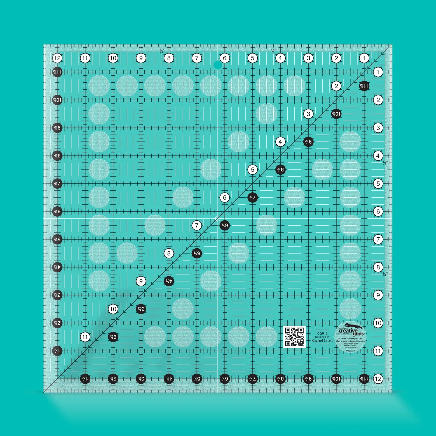 Creative Grids Ruler 12.5 x 12.5 Sewing Machine Outlet