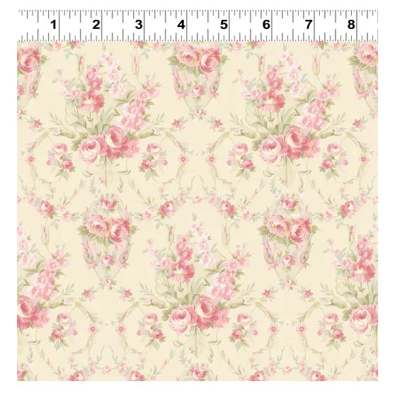 Clothworks | Charlotte Damask Cream Clothworks