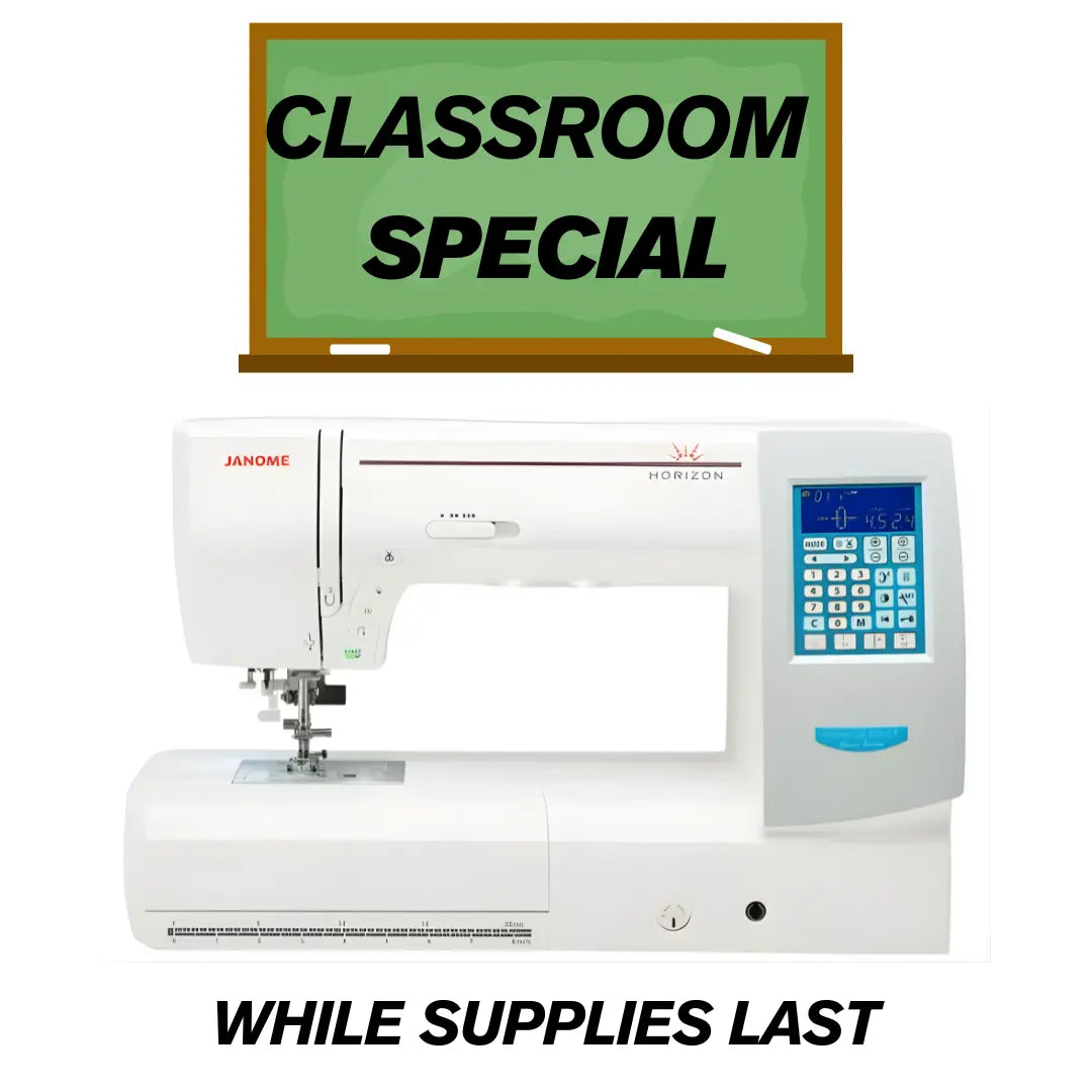 Janome Horizon MemoryCraft 8200QCP Special Edition CLASSROOM MODEL Janome