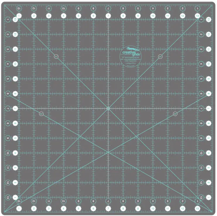 Creative Grids | Self Healing Rotating Cutting Mat 14x14" Checkers Distributors