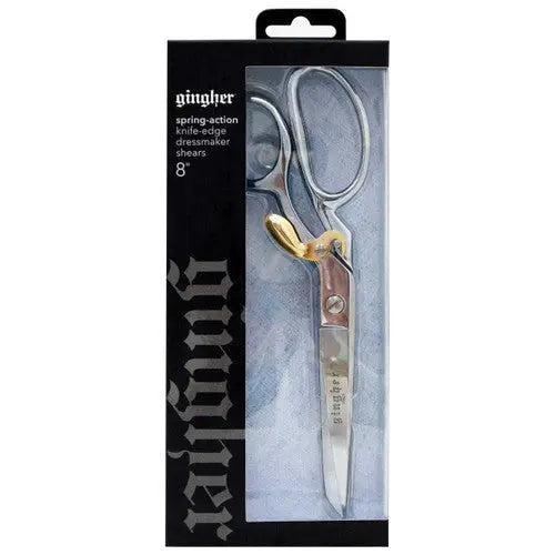 Gingher 8" Knife Edge Spring Action Scissors Sewing Machine Outlet