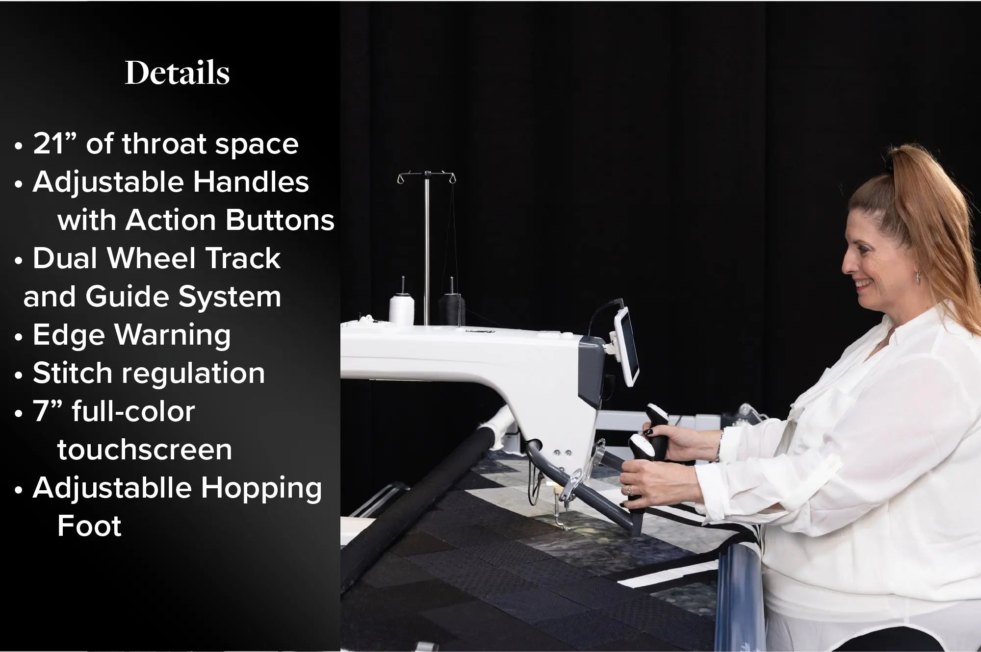 Grace Q’nique 21X Elite Longarm Quilting Machine Grace