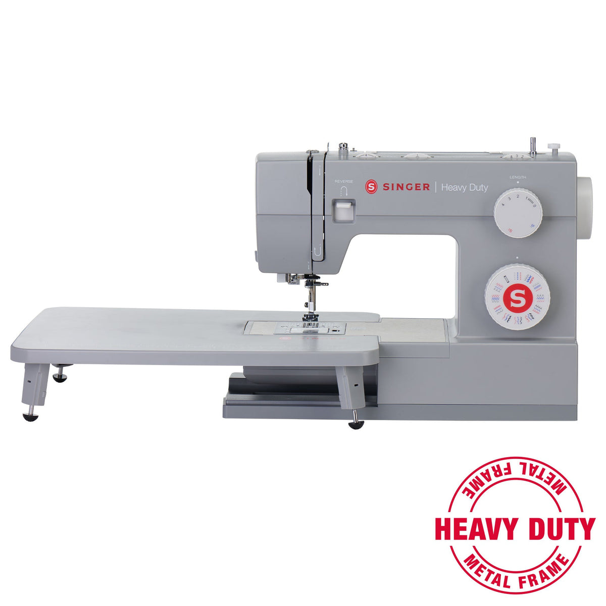 SINGER Refurbished Heavy Duty 6380 Sewing Machine with Extension Table - official product image 3