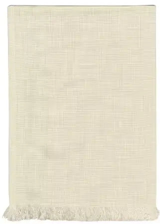 Cream Towel w/Fringe
