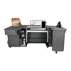 Kangaroo Sydney Hydraulic XL Sewing Cabinet - Gray