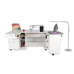 Kangaroo Sydney Electric Sewing Cabinet - Ash White