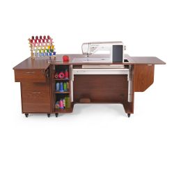 Kangaroo Melbourne XL Sewing Cabinet - Teak