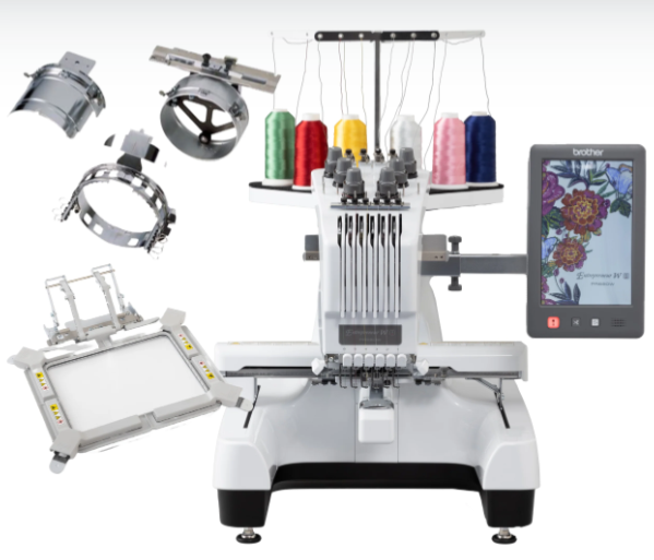 Brother Entrepreneur PR680W 6 Needle Embroidery Machine WLAN Capabilities