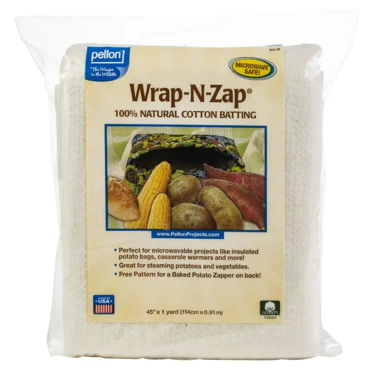 Pellon Wrap N Zap Batting 45in x 36in Brewer