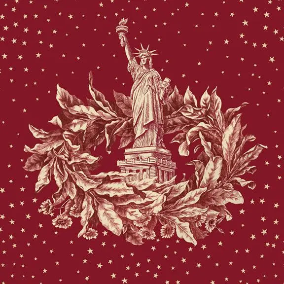 Lady Liberty Red R261660D Marcus Fabrics