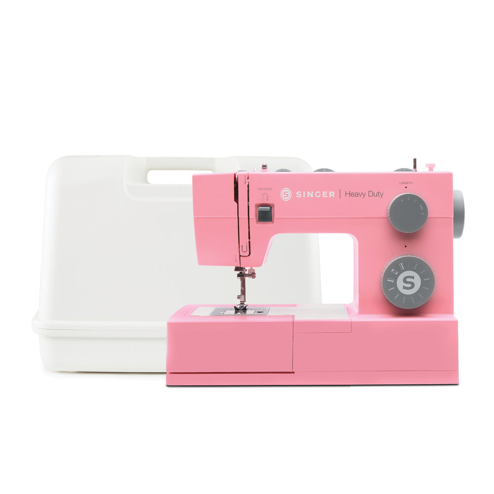 SINGER Heavy Duty 4411 Pink Sewing Machine & Hard Case Bundle - official product image 1