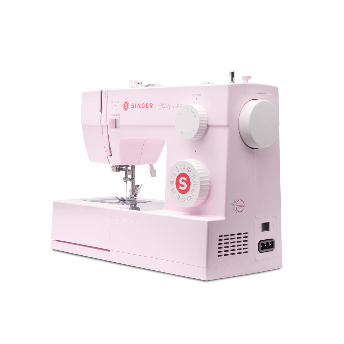 SINGER Heavy Duty 4452 Rosewater Pink Sewing Machine & Extension Table Bundle - official product image 6