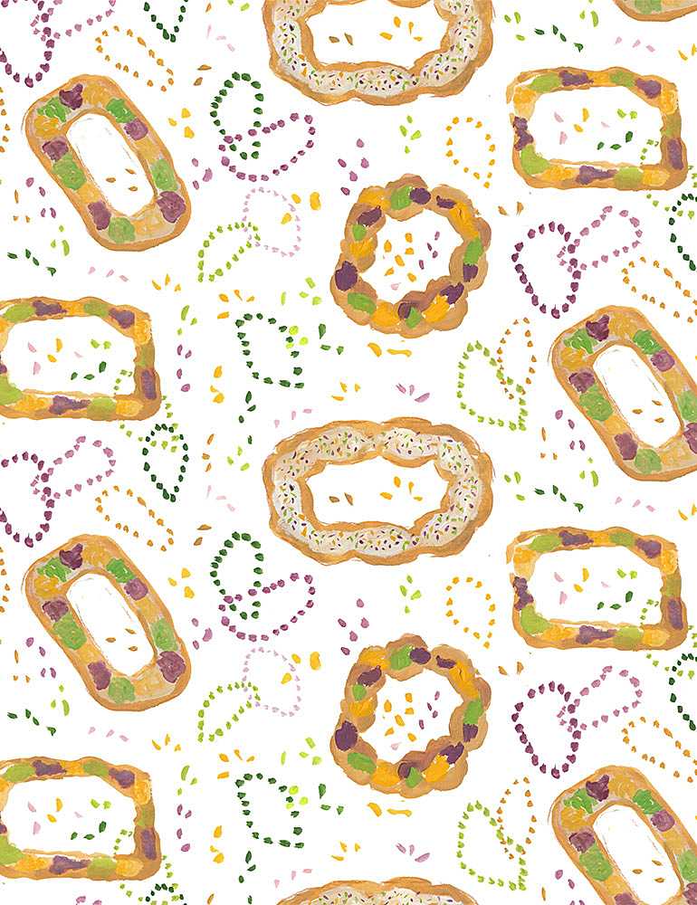 MARDI GRAS KING CAKE DCWR1730