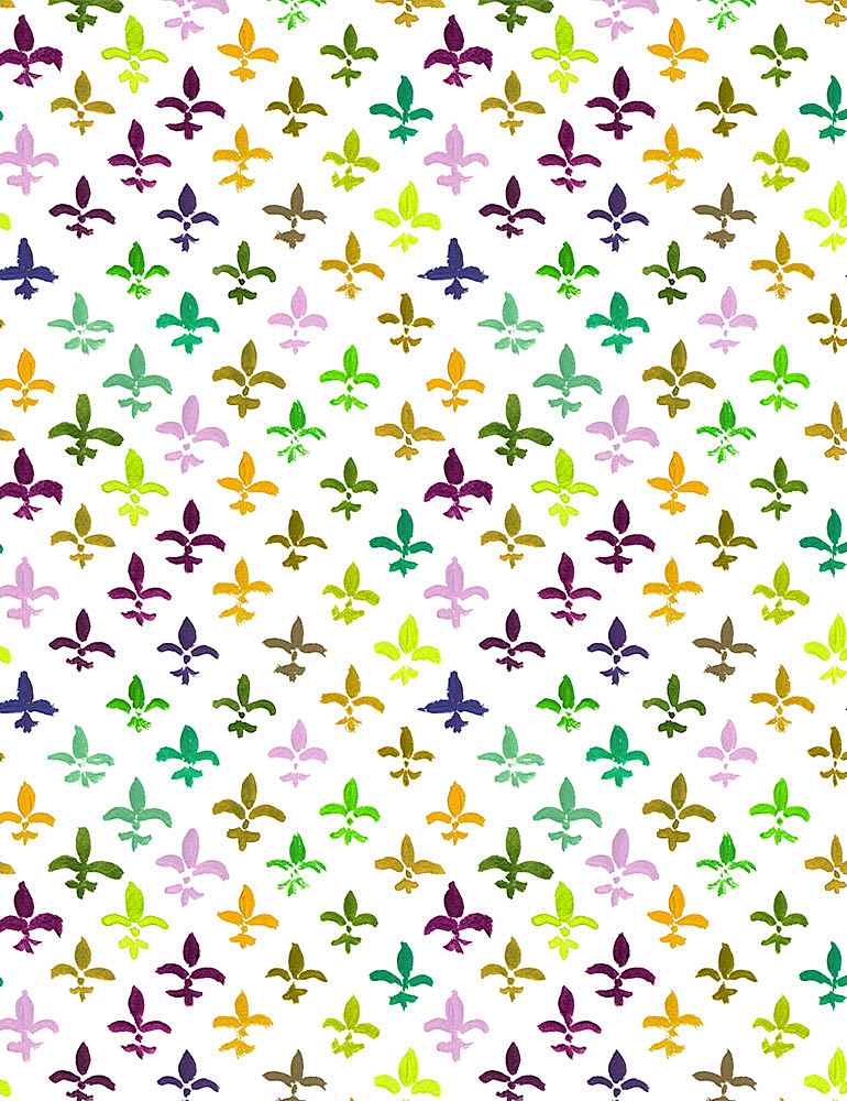 Mardi Gras Fleur de lis DCWR1734