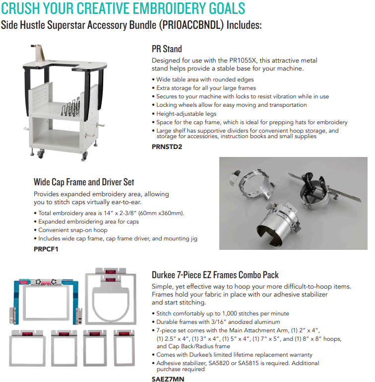 Brother PR10ACCBNDL 10 Needle Accessory Bundle