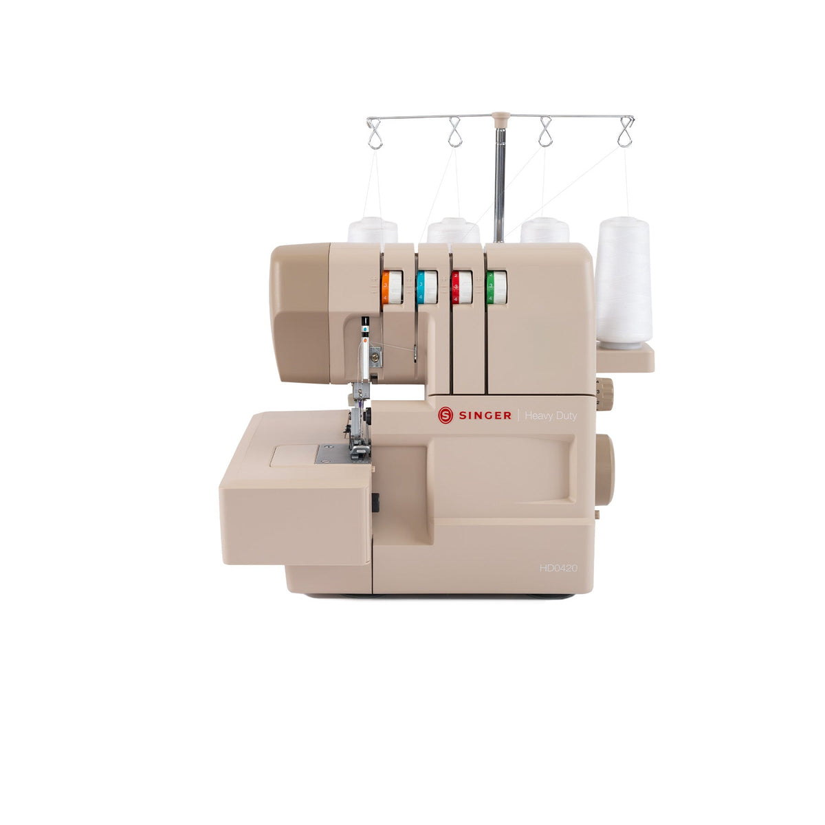 SINGER Heavy Duty Next Evolution 4523 Beige Sewing & 0420 Serger Bundle - official product image 2