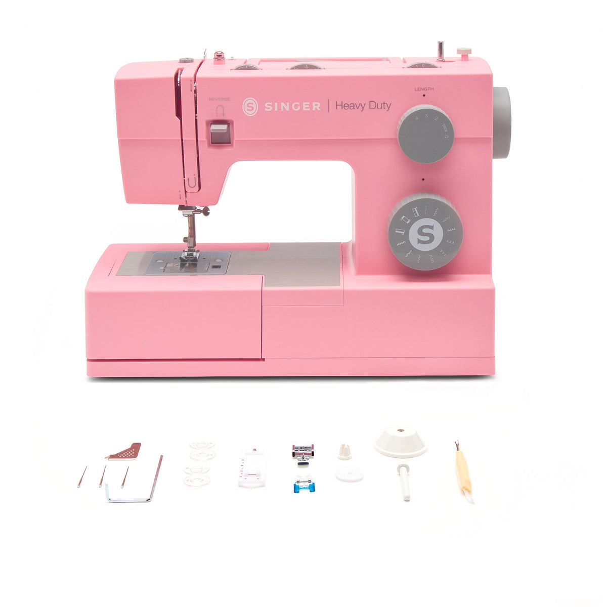 SINGER Heavy Duty 4411 Pink Sewing Machine & Hard Case Bundle - official product image 8