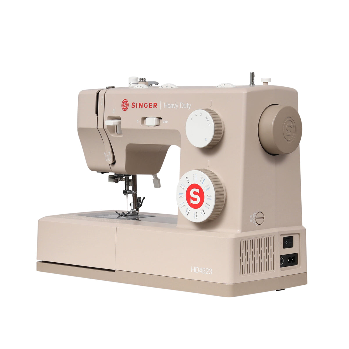 SINGER Heavy Duty Next Evolution 4523 Beige Sewing & 0420 Serger Bundle - official product image 4