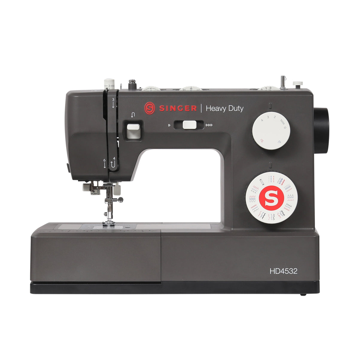 SINGER Heavy Duty 4532 Next Evolution Charcoal Sewing Machine & Hard Case Bundle - official product image 2
