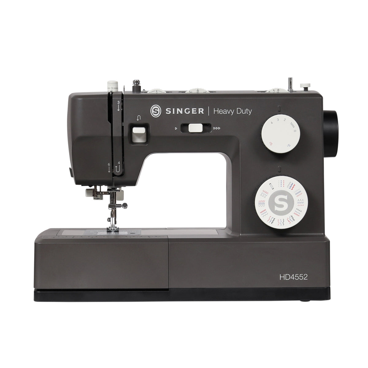 SINGER Heavy Duty 4552 Next Evolution Charcoal Sewing Machine & Hard Case Bundle - official product image 2