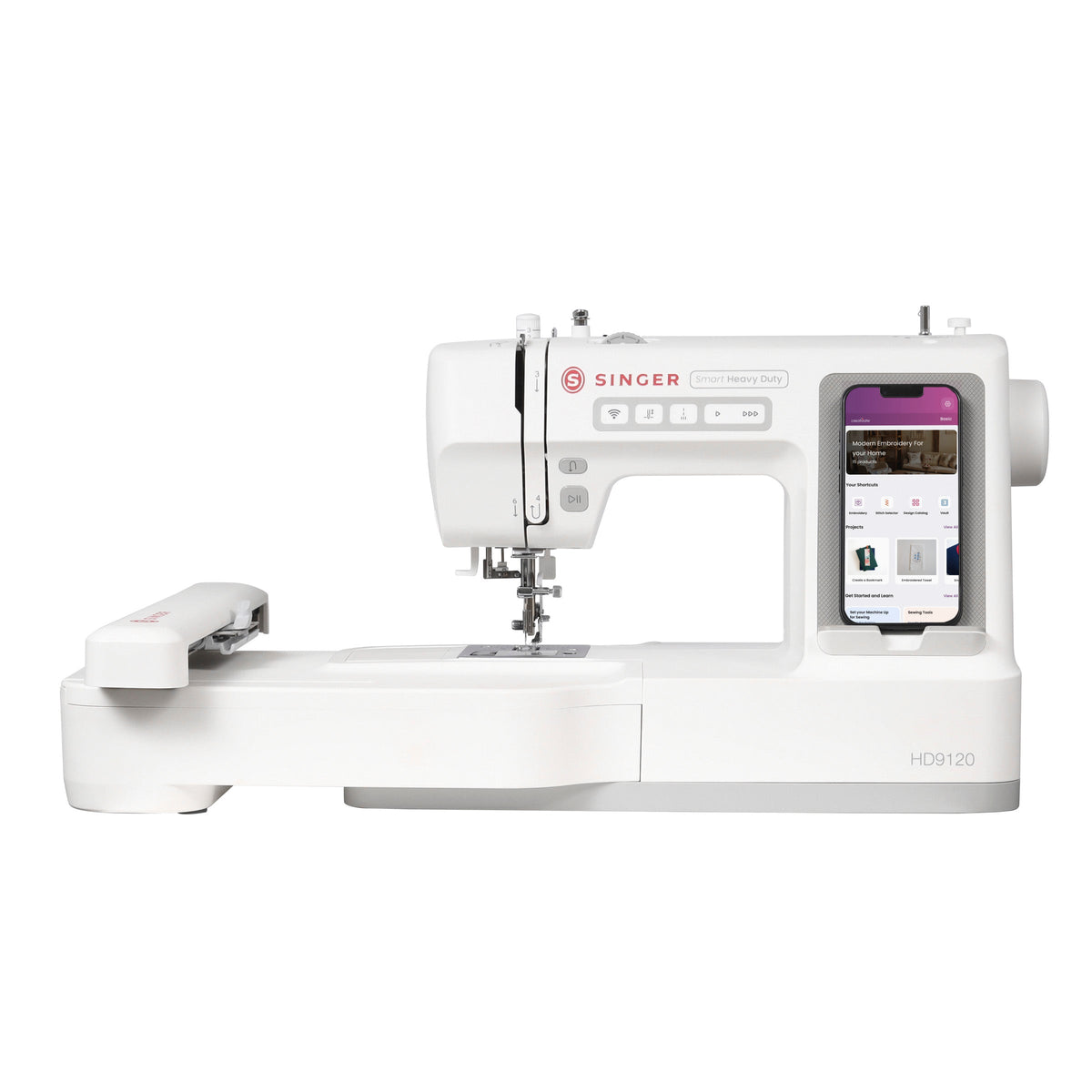 SINGER Smart Heavy Duty 9120 Sewing and Embroidery Machine - official product image 1