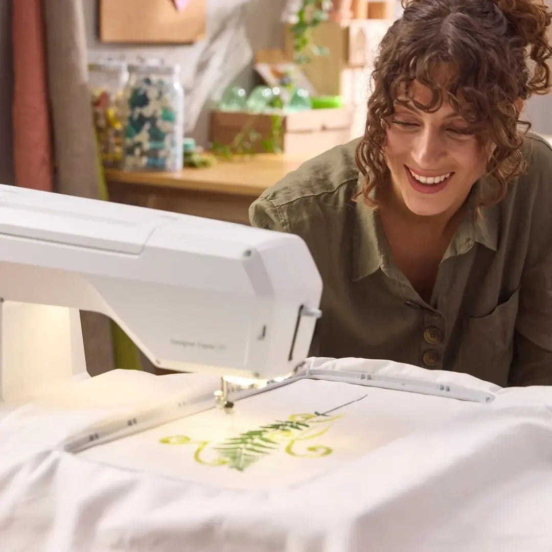 HUSQVARNA® VIKING® DESIGNER TOPAZ™ 65 Sewing & Embroidery Machine + Just Getting Started Bundle Viking