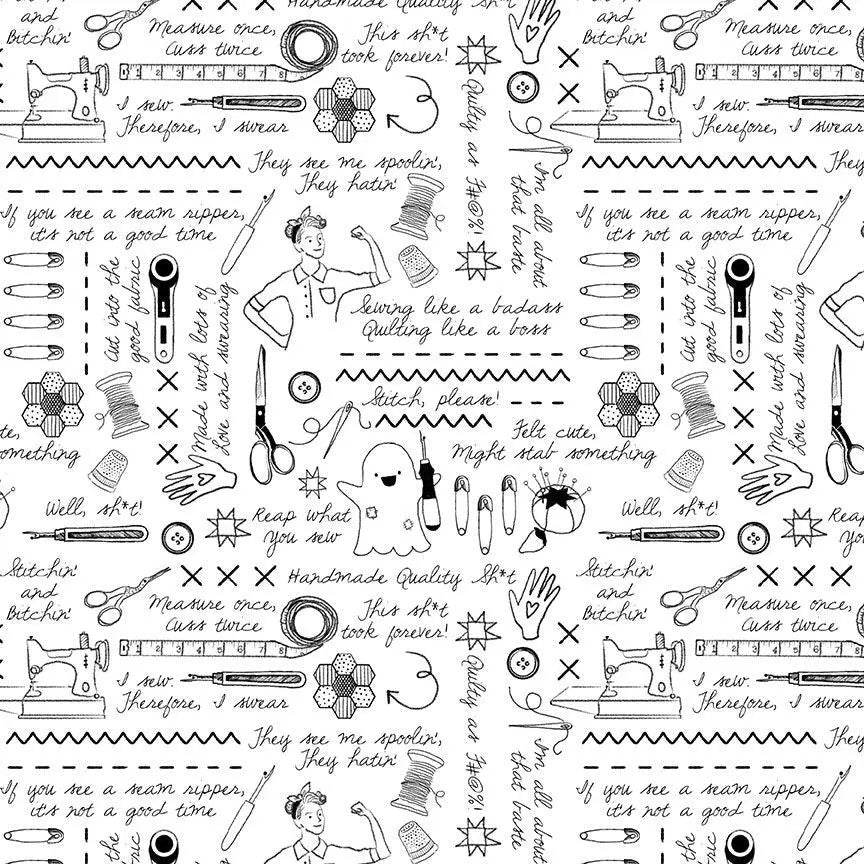 Dear Stella Sweary Stitching DPJ3098 Dear Stella