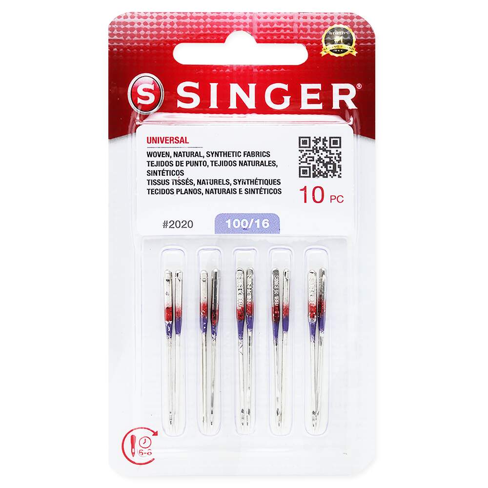 SINGER Universal Needles Size 100/16 10 Pack