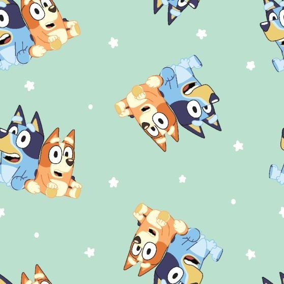 Bluey and Bingo Best Friends Fabric