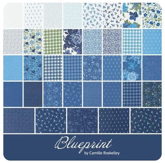 Blueprint Layer Cake | Camille Roskelley Moda