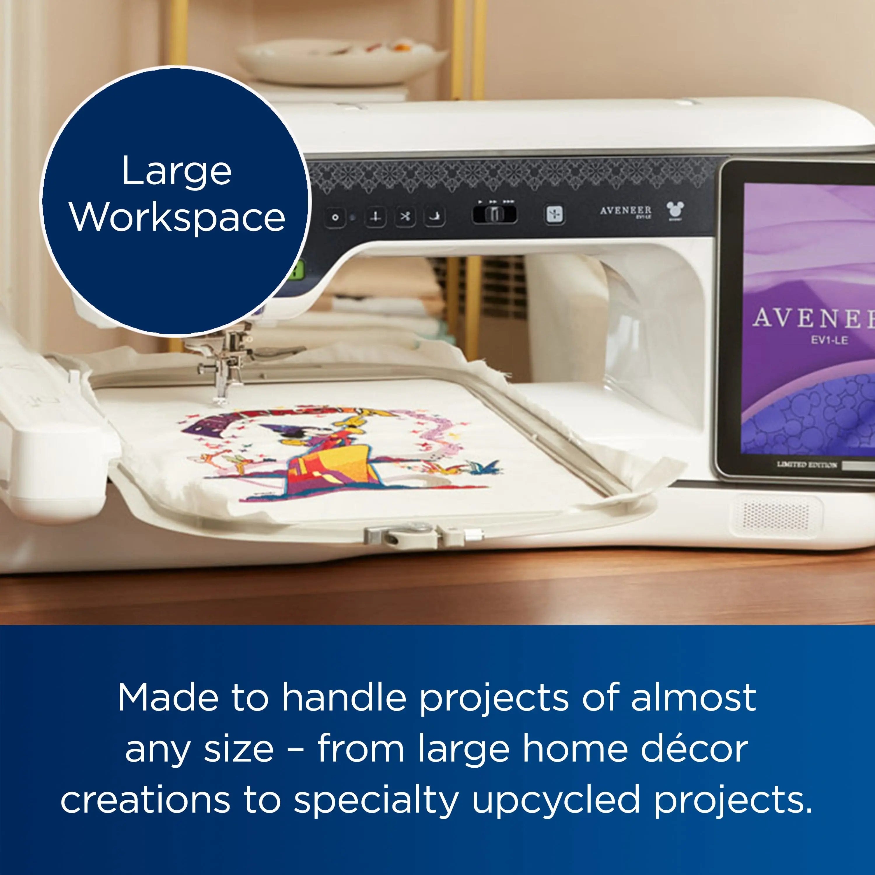 Brother Sewing Machines Brother Aveneer EV1 Limited Edition - Sewing, Embroidery, and Quilting Machine
