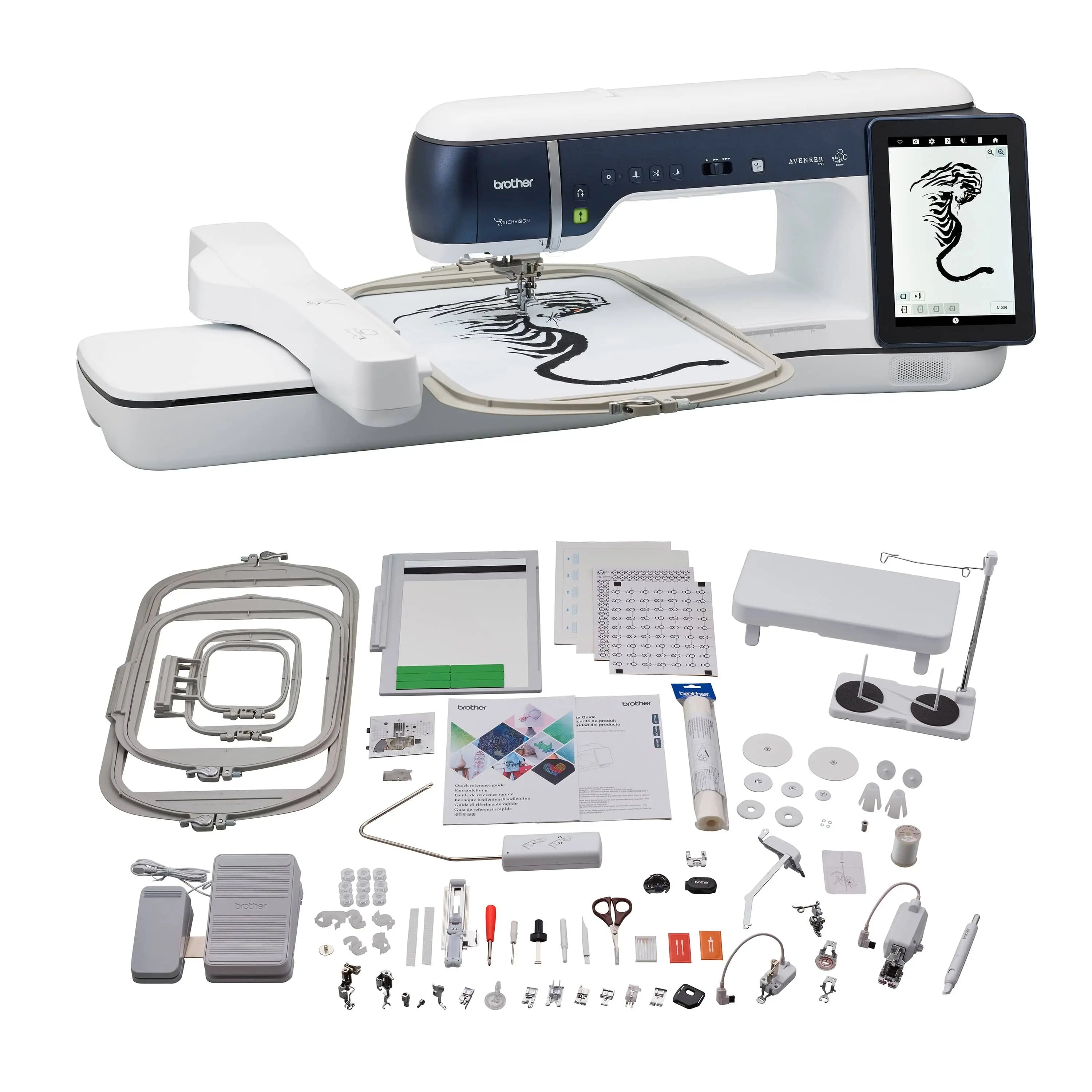 Brother Sewing Machines Brother Aveneer EV1 Sewing, Embroidery, and Quilting Machine