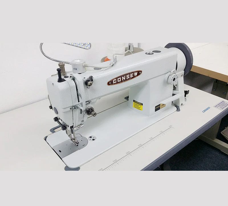 Consew 205RB-1 Sewing Machine shown assembled