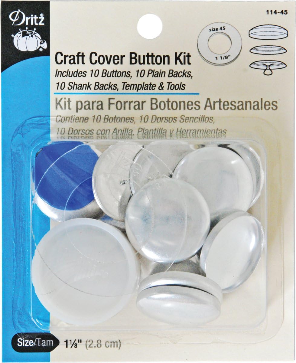 Dritz Notion Dritz Cover Button Kits with Tool - Size 1-1/8 114-45