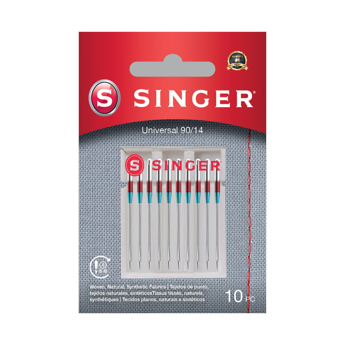 SINGER Universal Needles Size 90/14 10 Pack