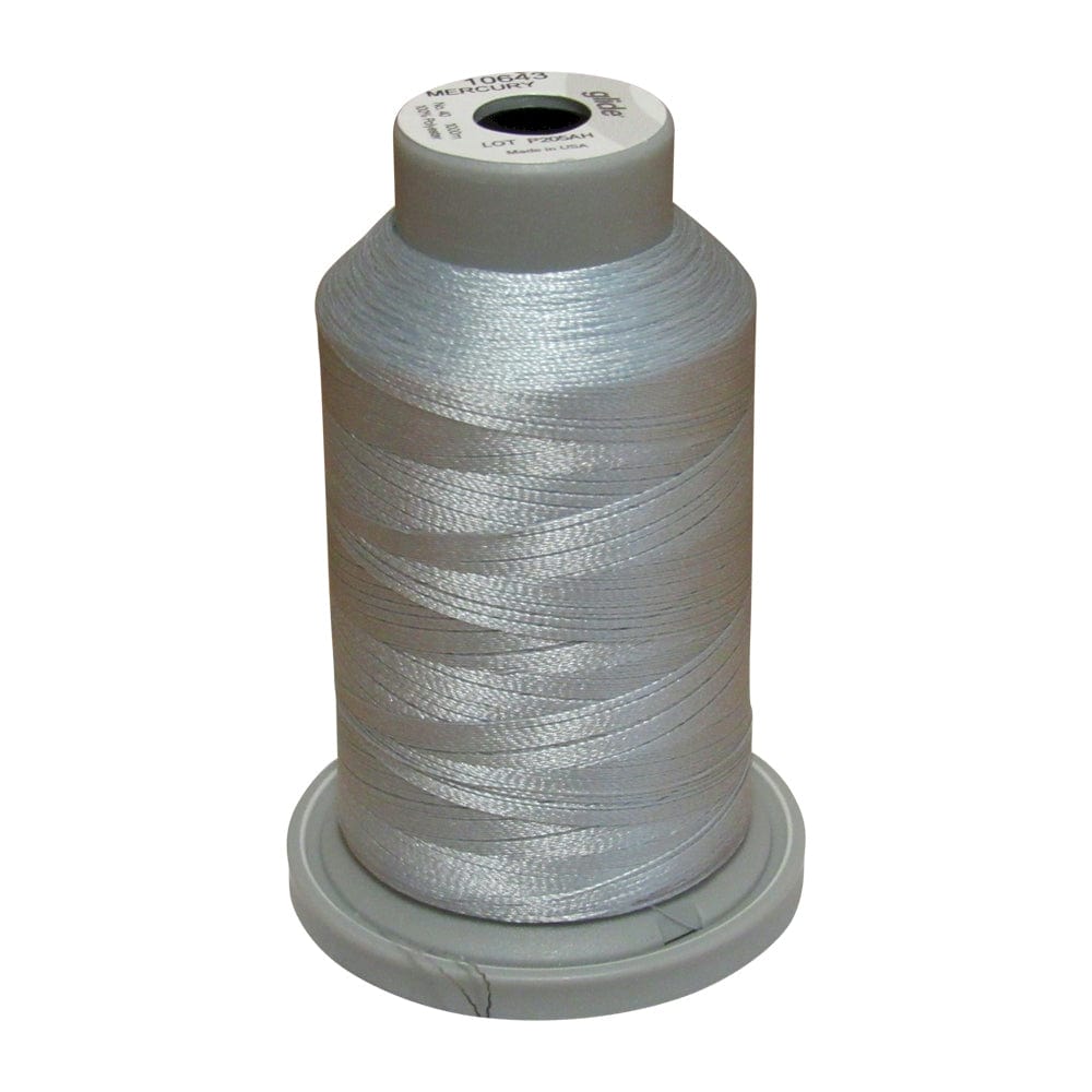 Fil-Tec Thread & Floss Glide Trilobal Polyester No. 40 Mercury 10643 1000 meter